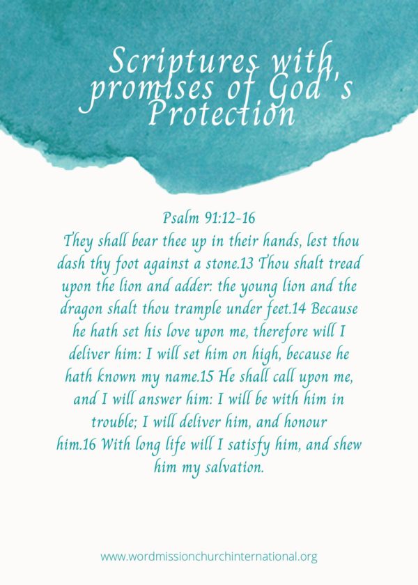 SCRIPTURES ON GOD'S PROTECTION-CARD 2