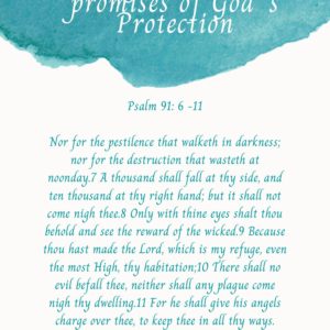 SCRIPTURES ON GOD’S PROTECTION-CARD 1